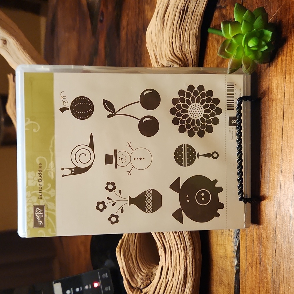🎁Stampin Up Button Buddies stamps